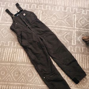 New Carhartt women’s SM insulated cotton overalls